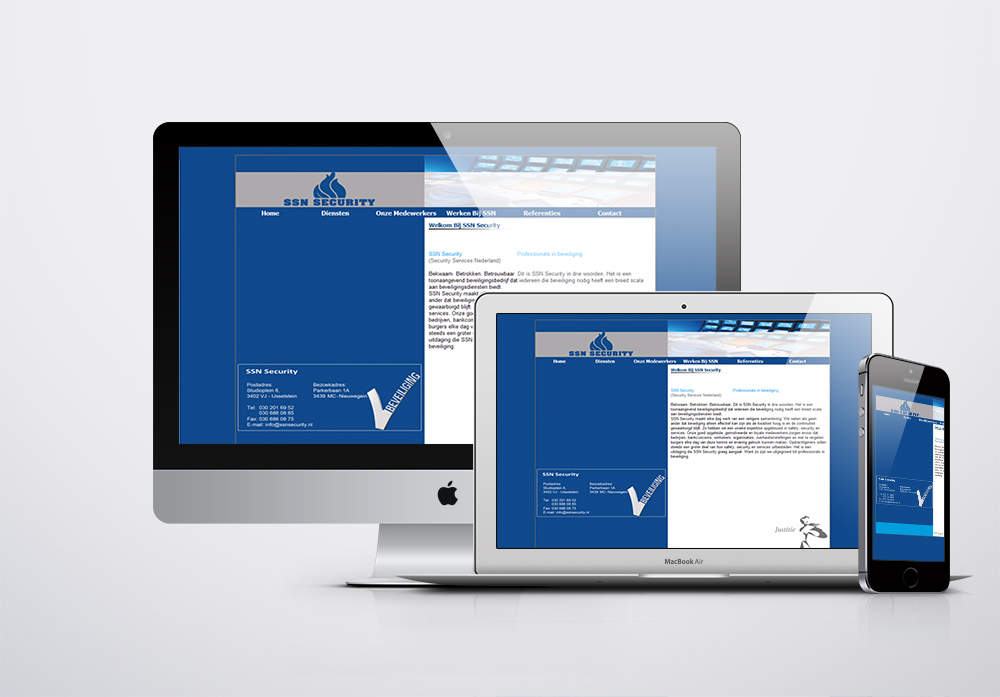 Security Services Nederland Kurumsal Web Sitesi