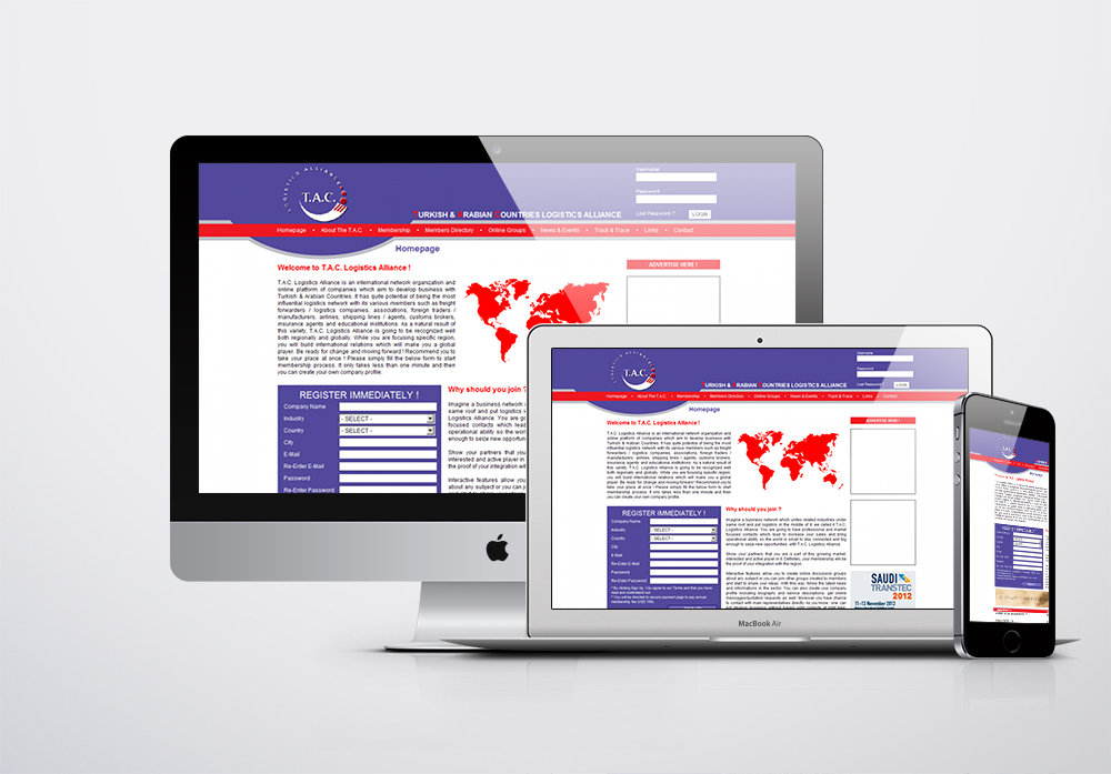 T.A.C. Logistics Alliance Kurumsal Web Sitesi